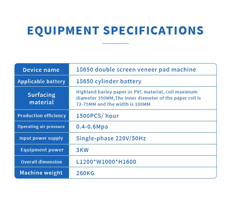 18650 Single Or Dual Cell Insulation Gasket  Li-ion Battery Pad Applicator Battery Insulation Paper Sticking Machine第4张