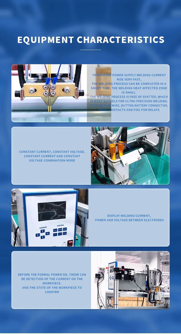 Transistor-based Gantry Pneumatic Battery Spot Welder For Battery Manufacturing第5张