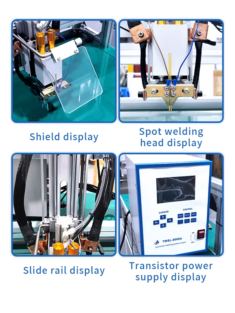 Transistor-based Gantry Pneumatic Battery Spot Welder For Battery Manufacturing第9张