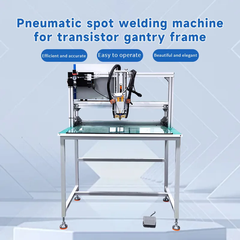 Transistor-based Gantry Pneumatic Battery Spot Welder For Battery Manufacturing Transistor-based Gantry Pneumatic Battery Spot Welder For Battery Manufacturing