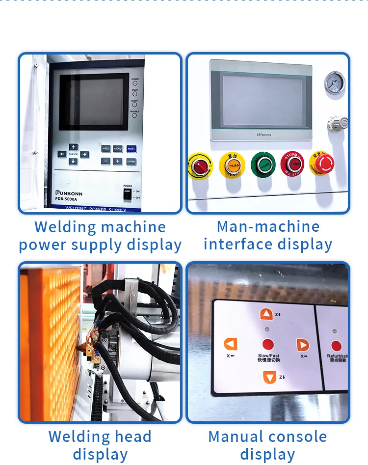 Double-Sided Automatic Spot Welder for Power Battery Packs with Nickel Tab Welding第10张
