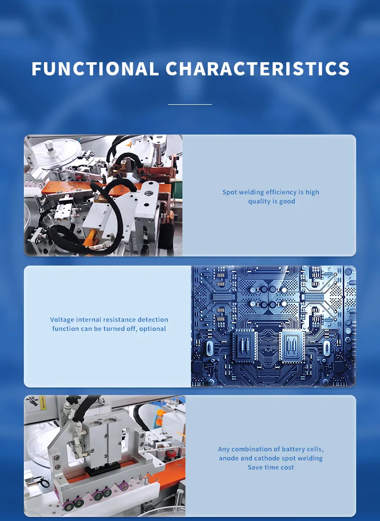 3-in-1 Battery Assembly Machine for Battery Insulation Paper Sticking, Testing, and Spot Welding第6张