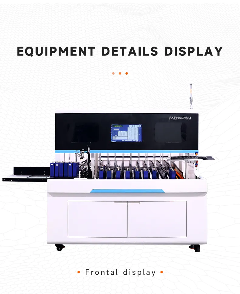 10-Channel Automatic Prismatic Battery Sorter OCV and IR testing machine第7张