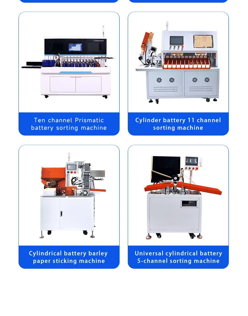 Prismatic Battery 4-Channel Automatic Sorting Machine OCV and IR testing machine第11张