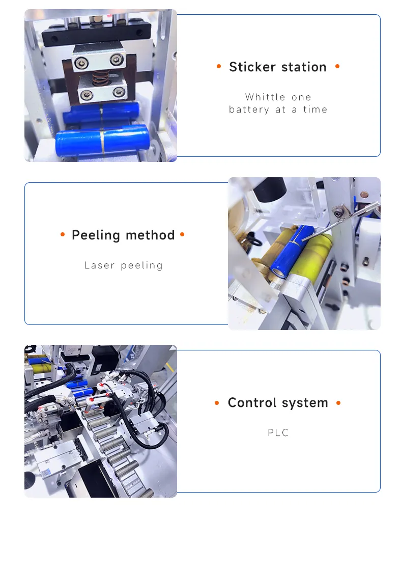 18650 Cylindrical Battery Laser Stripping Machine for PVC/PET Film Removal第5张