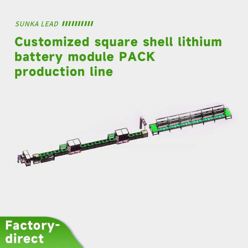 Custom Prismatic Aluminum-Shell Lithium Battery PACK Production Line | Automated Assembly, Testing, and Welding System Custom Prismatic Aluminum-Shell Lithium Battery PACK Production Line | Automated Assembly, Testing, and Welding System