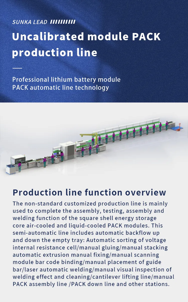 Custom Semi-Automated Lithium Battery PACK Production Line | Air &amp; Liquid Cooling System Assembly, Welding &amp; Testing第1张