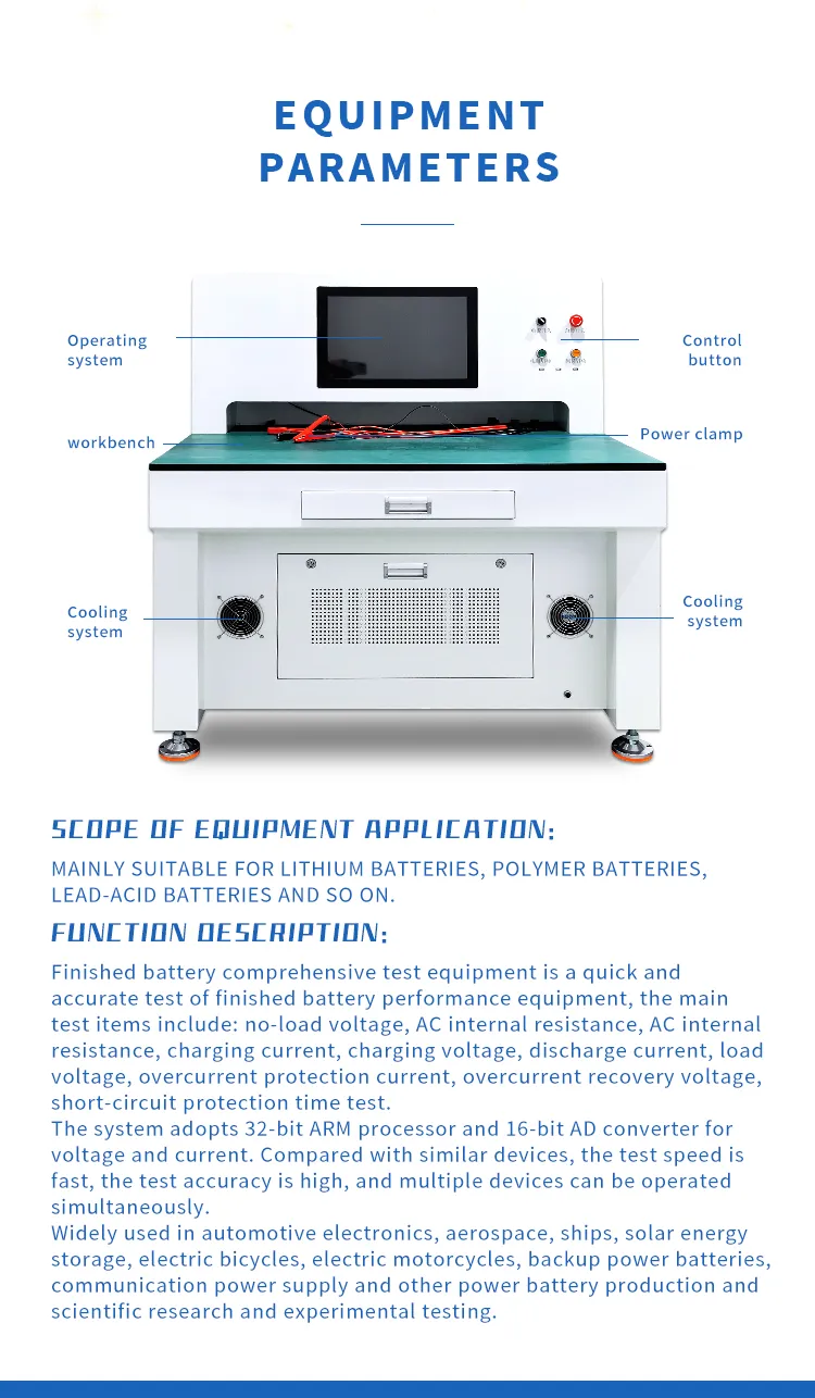 Comprehensive Battery Test Equipment for Lithium, Polymer, and Lead-Acid Batteries第3张