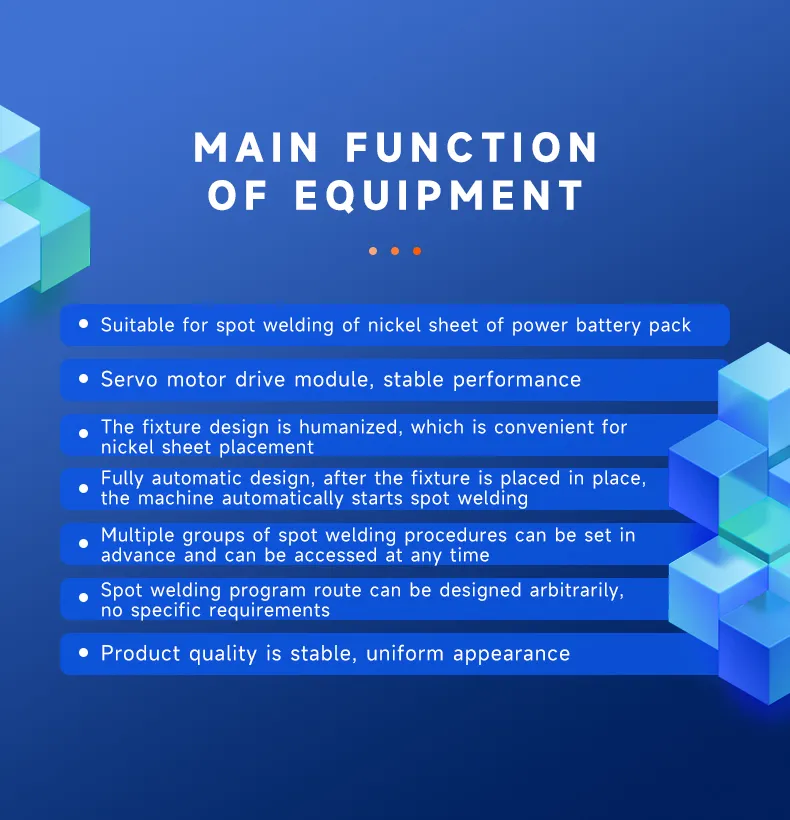 Single-Side Automatic Spot Welding Machine for Lithium Battery Packs (14500, 18650, 21700)第7张