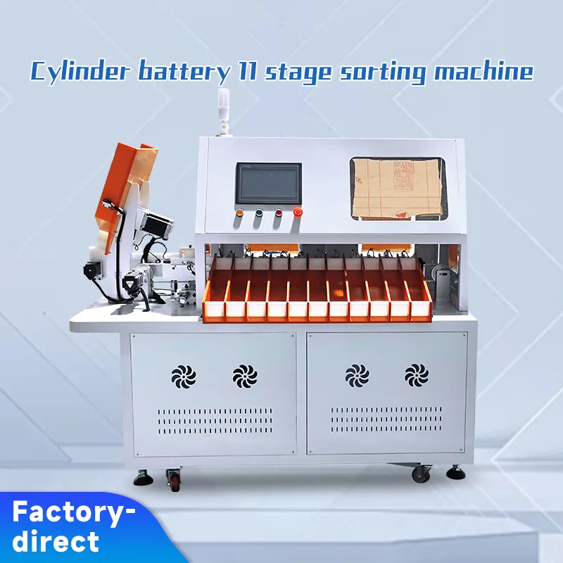 11-Channel 18650/21700 Cells Cylindrical Battery OCV & IR Testing and Sorting Machine 11-Channel 18650/21700 Cells Cylindrical Battery OCV & IR Testing and Sorting Machine