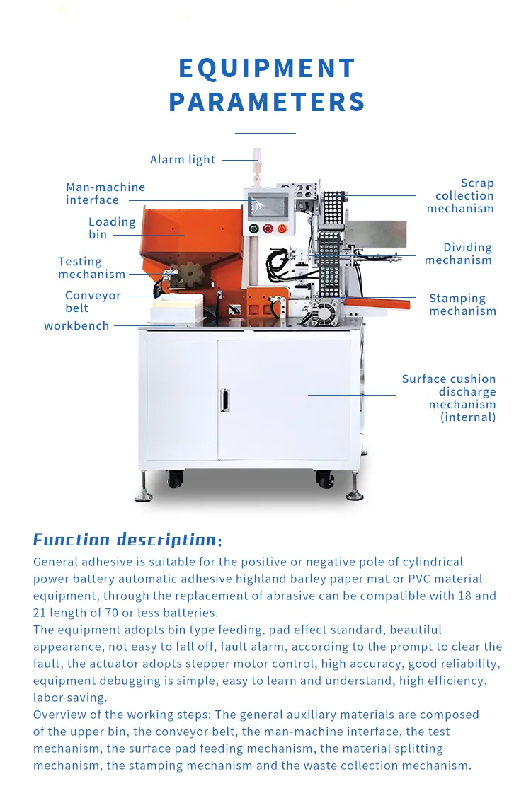 Automatic 18650 and 21700 Cylindrical Battery Insulation Paper and PVC Applicator第3张