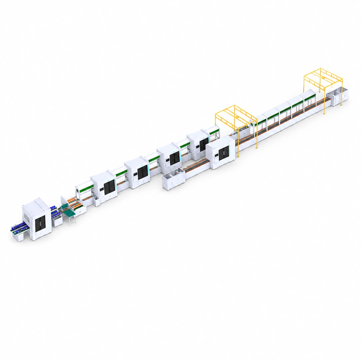 Semi-Automatic Production Line for PACK of Prismatic Lithium