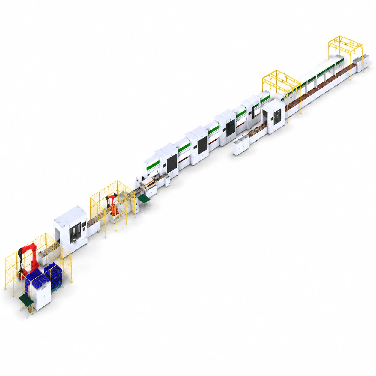 Automatic Loading and Stacking PACK  Production Line of Indu